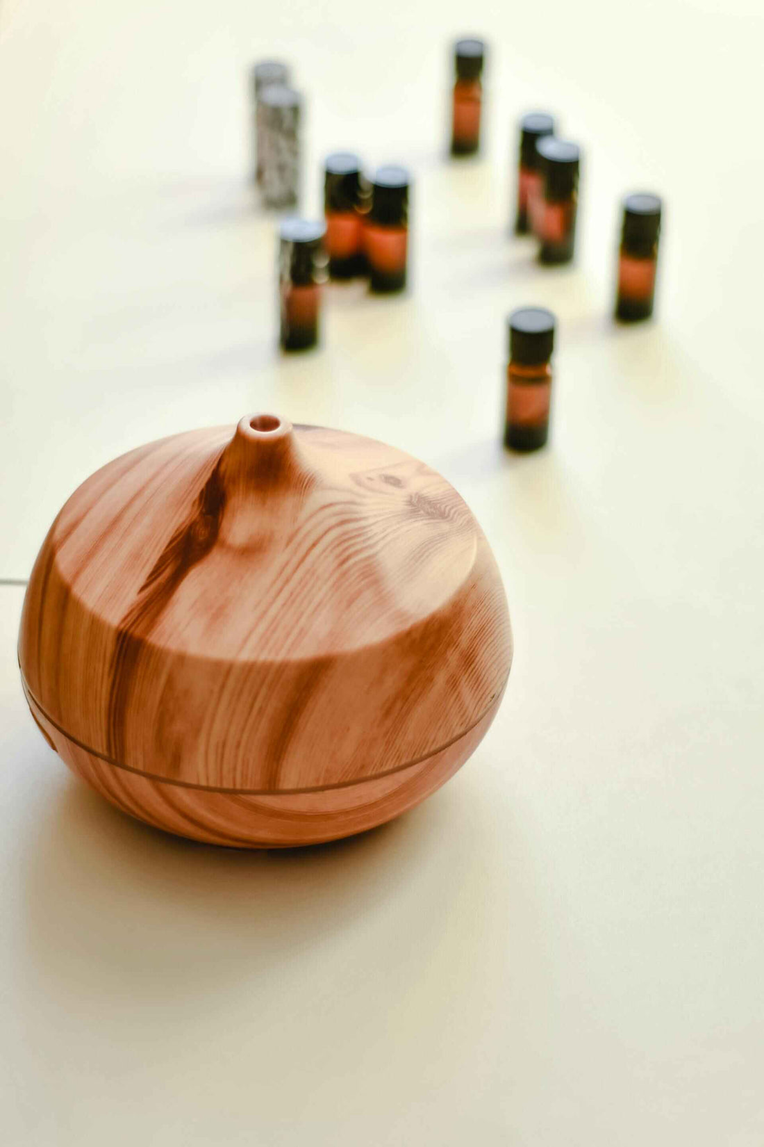 Eco-friendly aromatherapy for the sustainable minimalist; aromatherapy tips; essential oil aromatherapy; wood diffuser; sustainable living