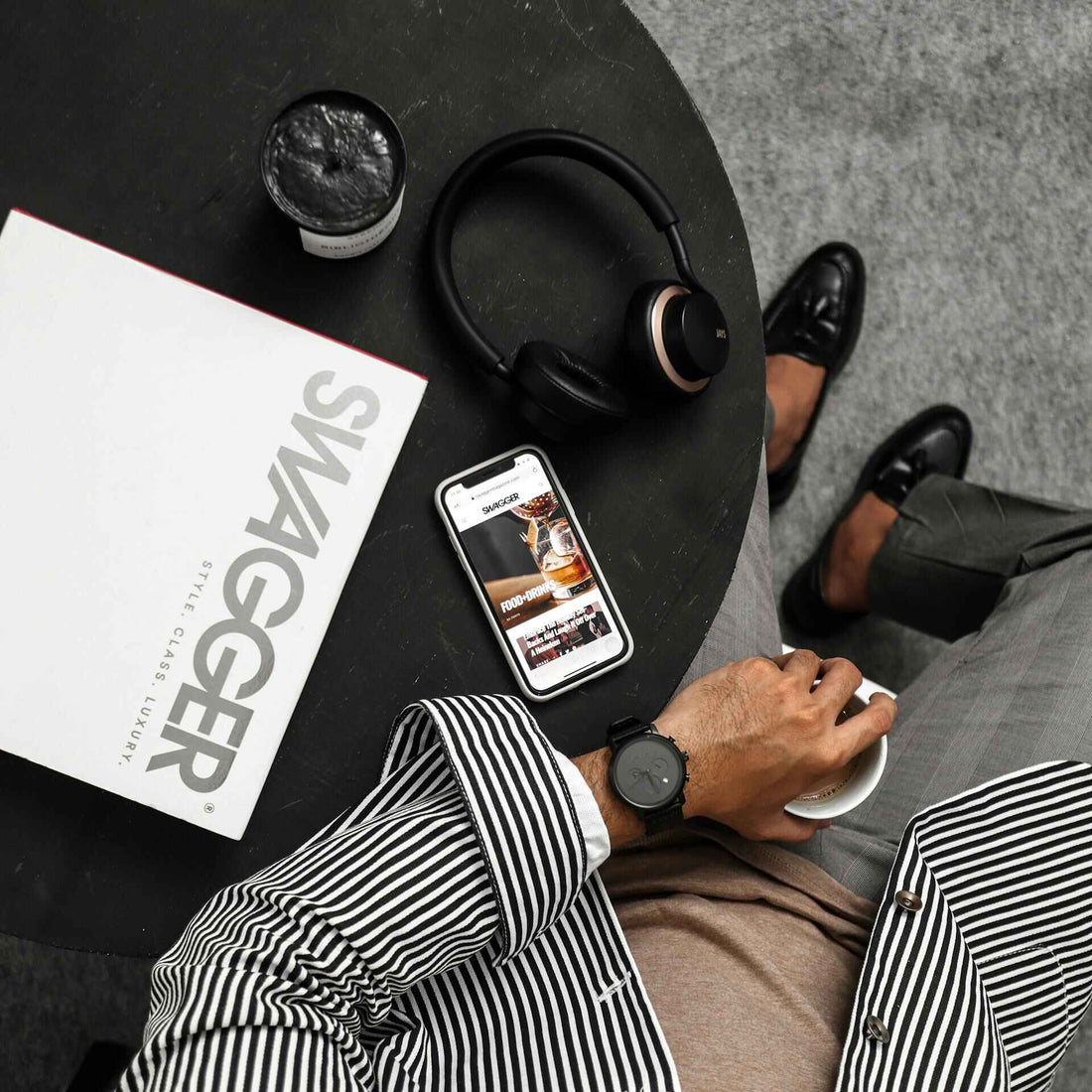 Premium corporate gift ideas; luxury watch, Iphone, luxury headphones; corporate gift ideas