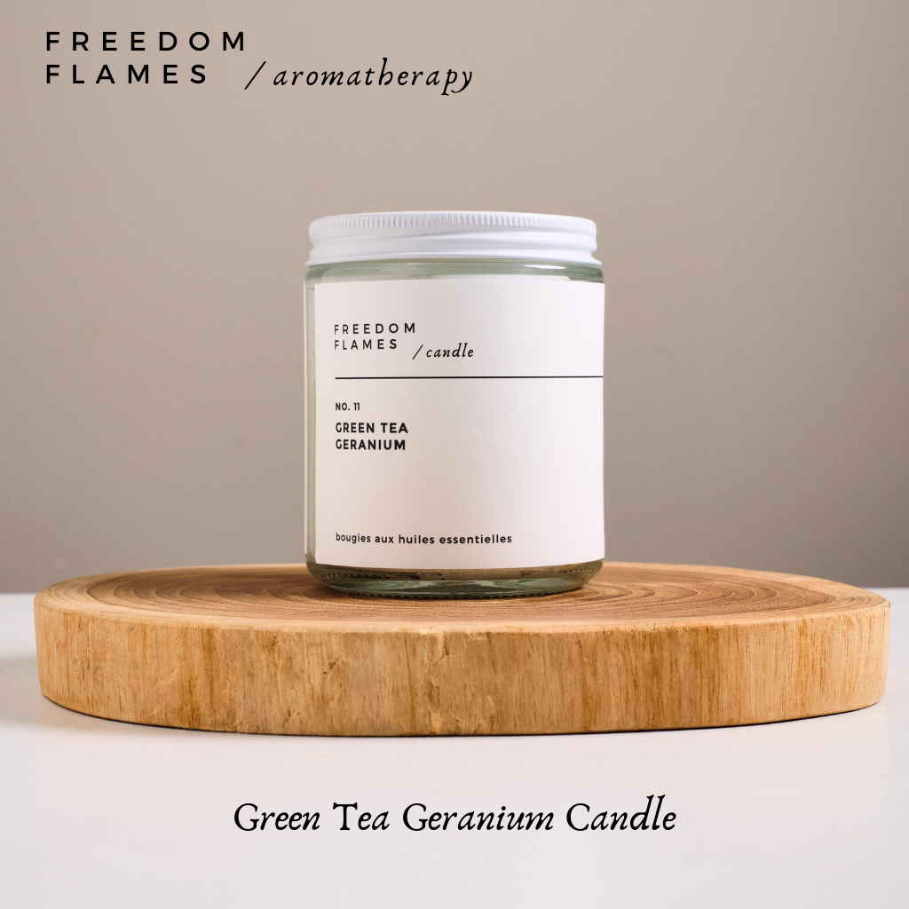 Green Tea Geranium Candle